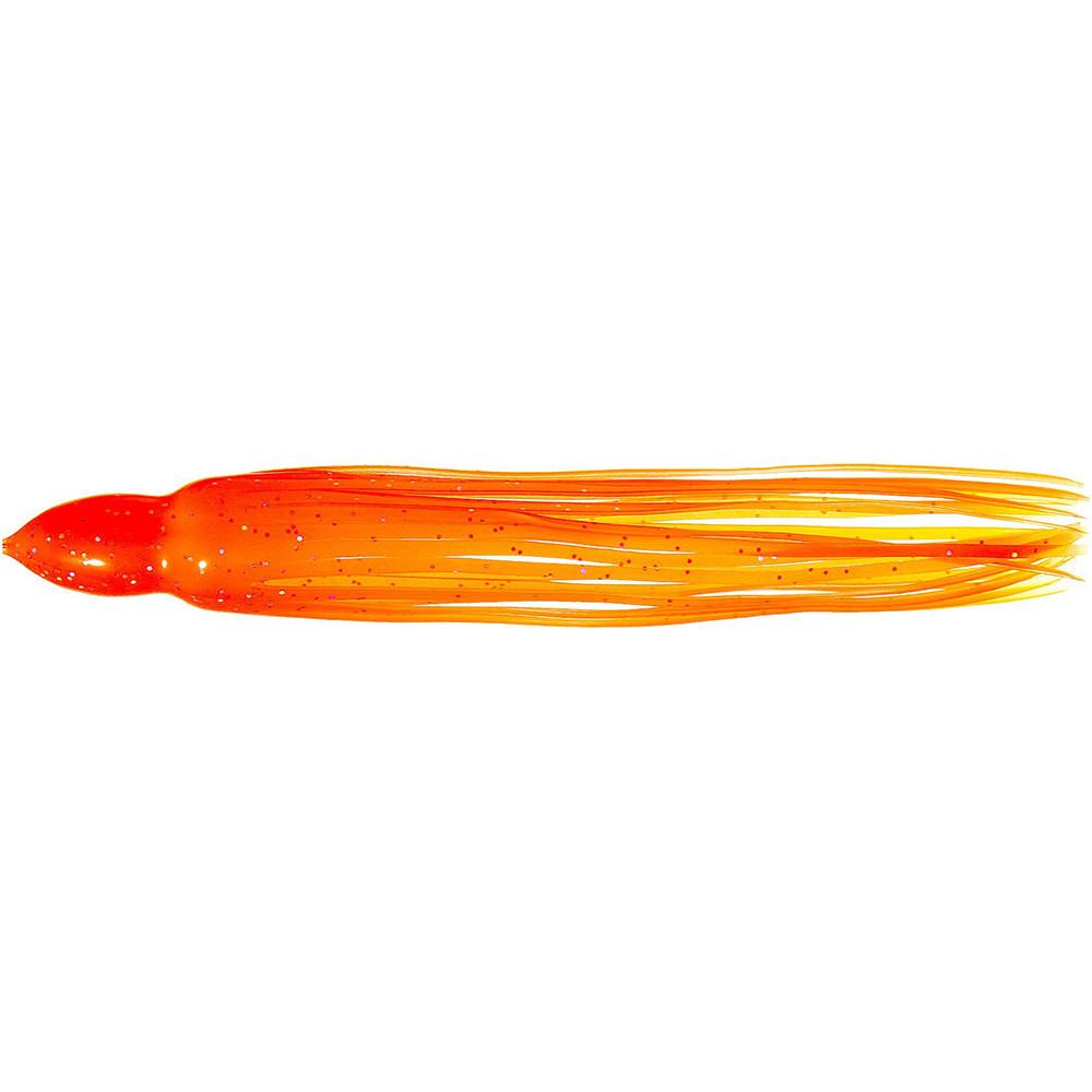 Orange Hologram Lure Replacement Skirt - Hand Made Tackle