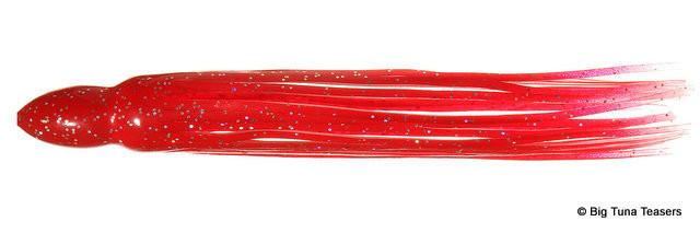 Solid Red Lure Replacement Skirt - Hand Made Tackle