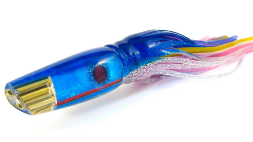 Big Reidee Scallop Face - Blue & Pink - Hand Made Tackle