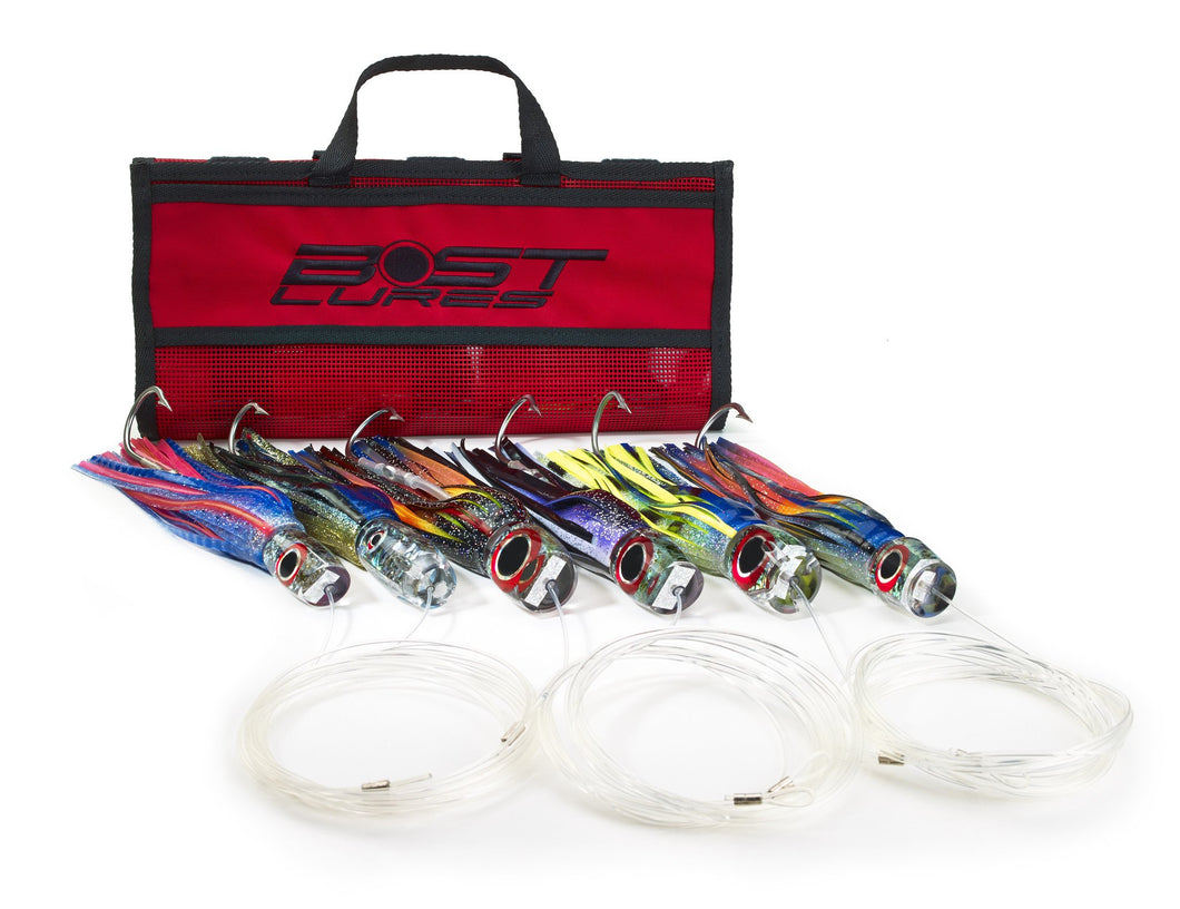 Marlin Lure Trolling Pack by Bost - Rigged or Un-Rigged - Hand Made Tackle